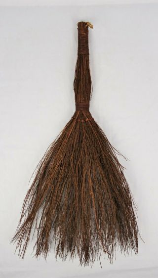 Antique Primitive Hearth Broom Primitive Hand Made With Twigs