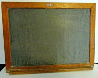 Vintage School Natural Slate Co Hanging Chalkboard With Tray Slatington,  Pa