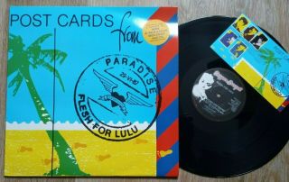 Flesh For Lulu - Postcards From Paradise 12 " Vinyl The Kinks Goth With Postcard