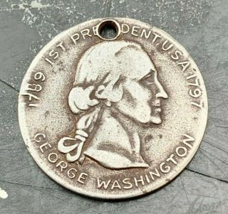 1797 George Washington Funeral Token 1st President 1789 - 1797 Medal Medallion