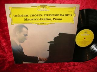 1972 Uk Nm Dg 1530 291 Stereo Chopin Etudes Op.  10 & 25 Pollini