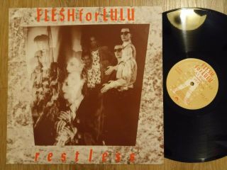 Flesh For Lulu - Restless 12 " Vinyl Single Cat Burglar Full Version Glam Goth