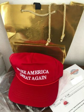 Official Trump Maga Hat Red Make America Great Again Authentic Rare 2016