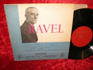 Ducretet Thomson London El 93008 10 " Mono Ravel La Valse,  Alborada Del Gracioso