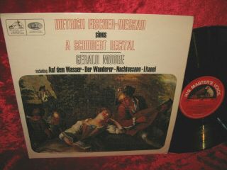 1965 Uk Nm Asd 2273 Ed1 1st S/c Stereo Schubert Lieder Fischer Dieskau Gerald Mo