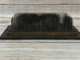Antique Primitive Flax Hackle Hetchel Farm Tool Comb Wheat Wool Weighs 4.  8lbs