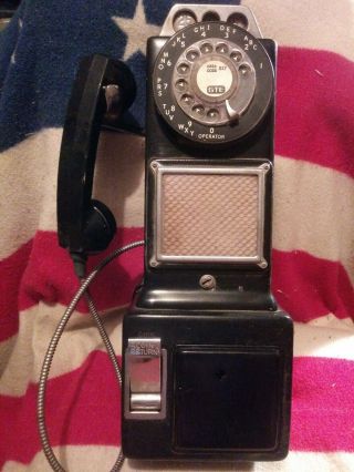 Vintage Gte Pay Phone