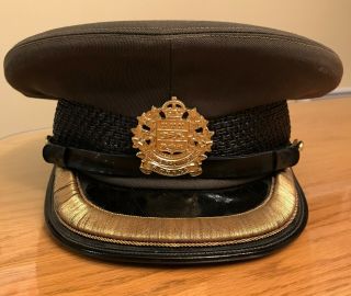 Quebec Provincial Police Hat Badge Kepi Surete Du Quebec Canada