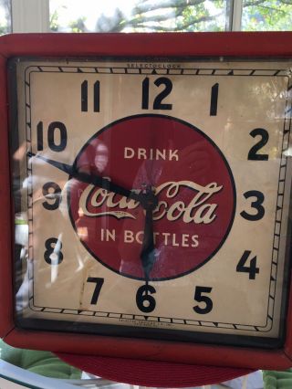 Vintage Coca Cola Wall Clock By Selectoclock