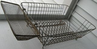 ANTIQUE DISH & SILVERWARE DRYING RACK FOR SINK OR DISPLAY 2