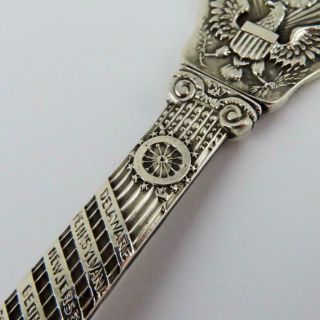 ANTIQUE DAUGHTERS OF THE AMERICAN REVOLUTION DAR CALDWELL STERLING SILVER SPOON 3