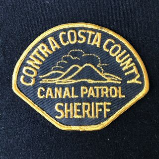 Contra Costa County California Sheriff Canal Patrol Patch