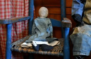 Primitive Handmade Cloth Doll By Pamela Haber Ghost Island Primitives