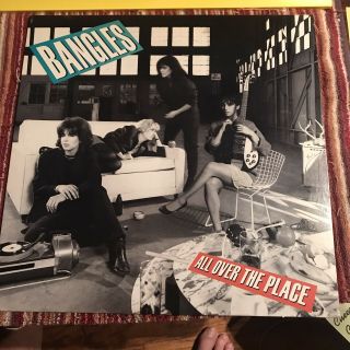 Bangles All Over The Place Lp Bfc 39220 84 Cbs Plays Sterling Vg,  /vg,