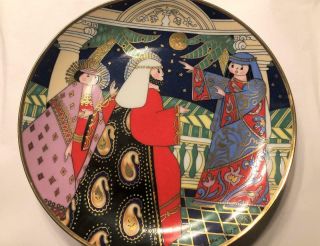 1991 Franklin House Of Faberge Christmas Plate No Room At The Inn
