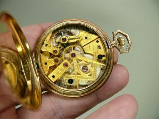 1926 Dudley Masonic Pocket Watch 19j 14k Solid Gold Serial 762 Keeps Time