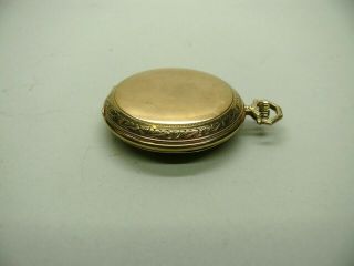 1926 Dudley Masonic Pocket Watch 19j 14K SOLID GOLD Serial 762 Keeps Time 3