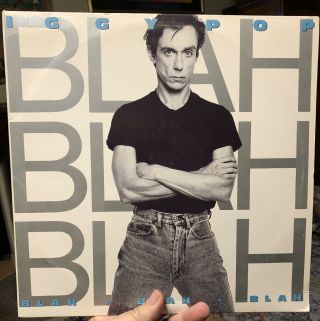 Iggy Pop: Blah Blah Blah; 1986 12 " Lp; Lyric Sleeve; A&m Sp 5145; Vg,  ; Cut Out
