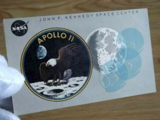Official Apollo 11 Vip Launch Viewing Credential,  Grey Nasa 118