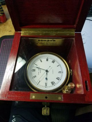 Vintage Marine Chronometer - Made By Jean Lassale Geneve