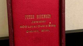 Rare 14k Gold Masonic Past High Priest Jewel Freemason Medal,  Crescent A.  Parker 3