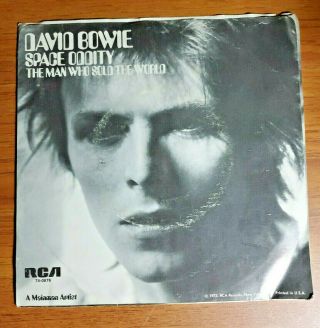 David Bowie - Space Oddity / The Man Who The World 1973 45rpm Rca 74 - 0876