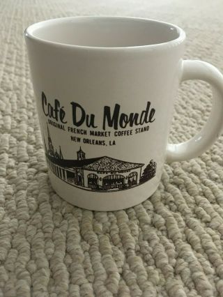 The Cafe Du Monde Coffee Cup Orleans Louisiana Mug French Quarter Vintage