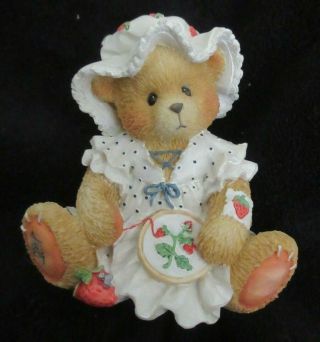 Enesco Cherished Teddies Jenna " Your Berry Special To Me "