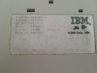 Vintage clicky IBM Model M 1391401 Keyboard for cerealbidder3333 3