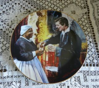 1990 Gone With The Wind Collector Plate - " A Toast To Bonnie Blue "