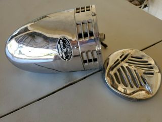 Large Siren,  Federal Sign & Signal Chrome Model 66 - G Parts Or Not