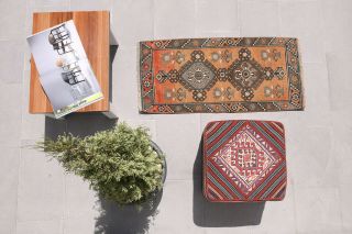 2x4 Oriental Hand Knotted Vintage Geometric Traditional Turkish Wool Area Rug 3