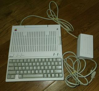 Vintage Apple Iic 2c Computer System With Power Supply Box,  Model A2s4000