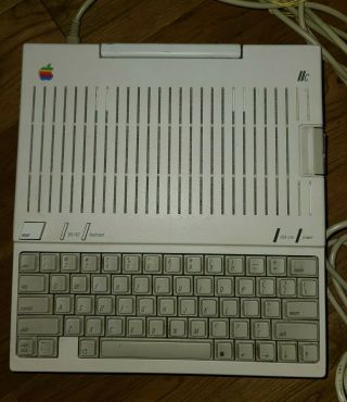 Vintage Apple IIc 2c Computer System With Power Supply Box,  Model A2S4000 2
