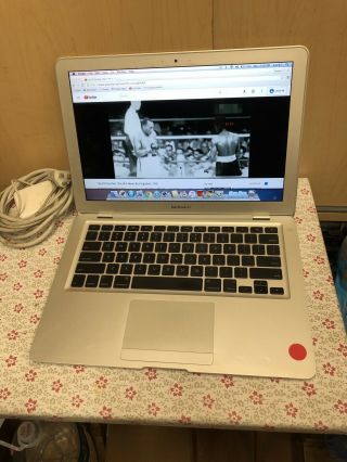 Vtg 13 " Apple Macbook Air With Charger.  Bundle Item