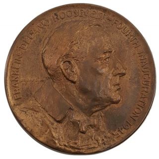 1945 Franklin Roosevelt Official Inaugural Medal