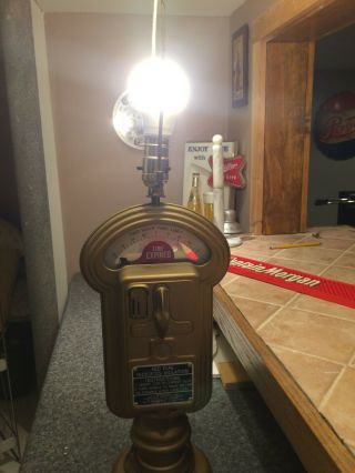 Vintage Duncan Miller Parking Meter Lamp