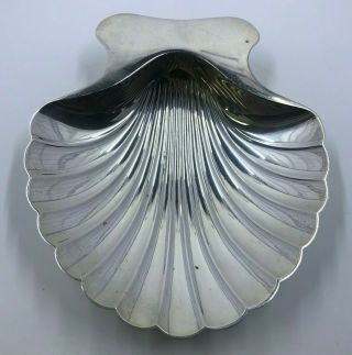 Vintage Tiffany & Co Sterling Silver Scalloped Shell Dish Sterling Silver Bowl