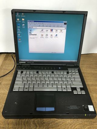 Vintage Compaq Armada E500 Laptop Windows 98 Serial Parallel 2