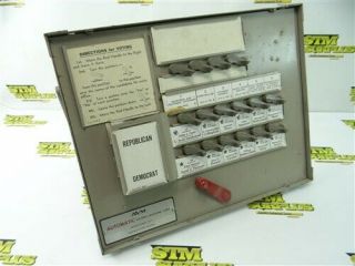 Automatic Voting Machine Instructional Model Avm Corp