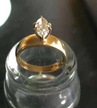 Vintage 10k Gold Engagement Ring Size 7