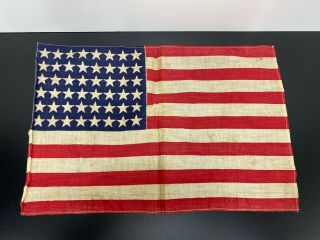 Antique 48 Star American United States Flag 1912 Arizona 11 X 15 Usa