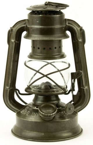 Vintage Lantern Hasag 811 Tropic Tin 1937 - 1940 Kerosene Storm Lamp Wehrmacht Ww2