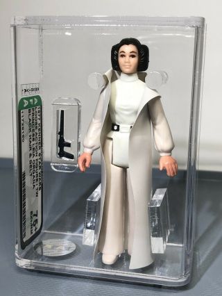 Vtg Star Wars Princess Leia Organa - Black Hair & Belt - Taiwan - Afa 75,  Archival