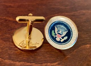 The Authentic President George W.  Bush - 43 - Full Color Presidential Cufflinks 2