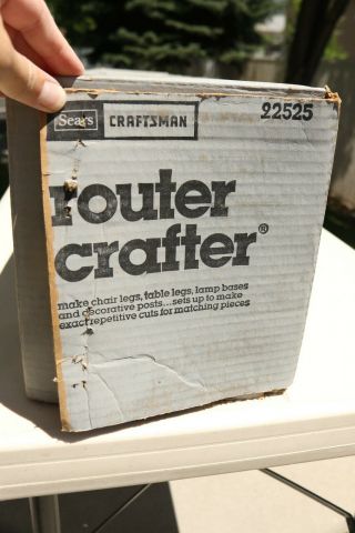 Vintage Craftsman Router Crafter 92525 Sears