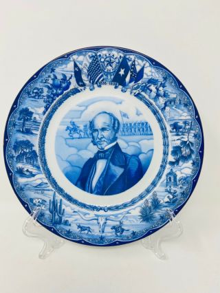 Tas 2020: Texas Centennial 1836 - 1936 Sam Houston Souvenir China Plate