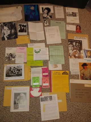 Vintage 80s Fan Club Promo Photo,  Sheena Easton,  Bangles,  Carlisle,  Basia,  Autographs