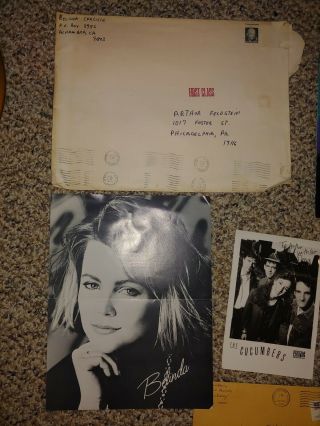Vintage 80s Fan Club Promo Photo,  Sheena Easton,  Bangles,  Carlisle,  Basia,  Autographs 2