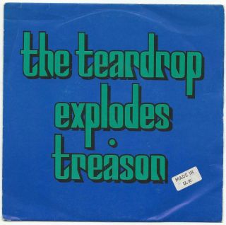 The Teardrop Explodes Treason/read It In Books 1980 U.  K.  Imp Zoo Recs 7 " W/ps
